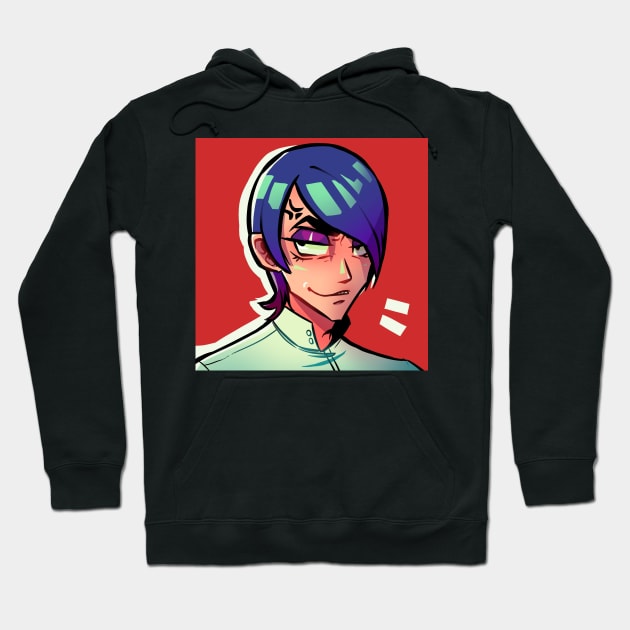 perturbed yusuke Hoodie by toothy.crow